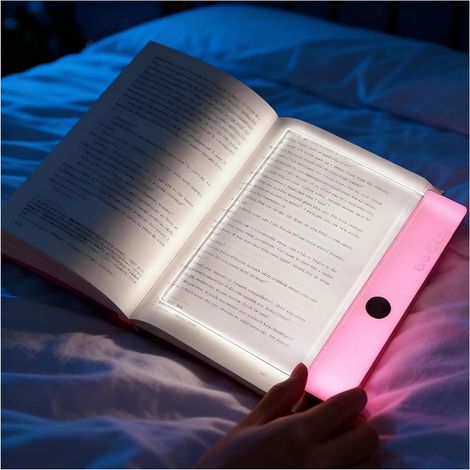 Lampe de lecture plate pour lire au lit, rechargeable à DEL (1/5)