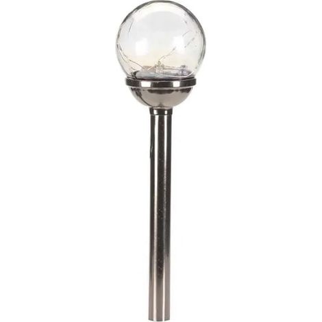 Luminaire smart-garden firefly opal acciaio inox vetro solare