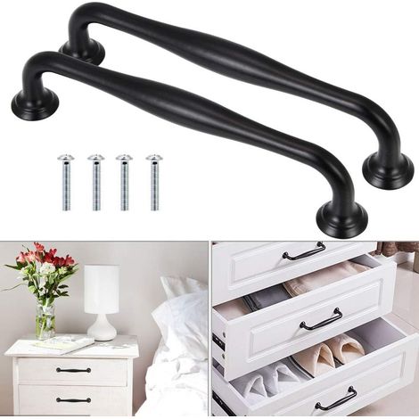 Lot de 20 Poignee de Meuble Cuisine Distance de Trous 128MM Poignées de Porte d'Armoire avec Vis (1/5)