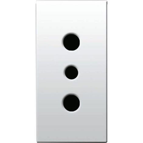 Presa elettrica solo spina piccola Ave Domus Sistema 44 10A 441006TS (1/4)