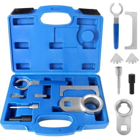 Kit d'outils d'installation moteur Compatible avec VW T4 Crafter LT 2.4D 2.5D SDI TDI Outil courroie de distribution Kit d'outils de calage moteur Outil de verrouillage arbre à cames Outil de (1/5)