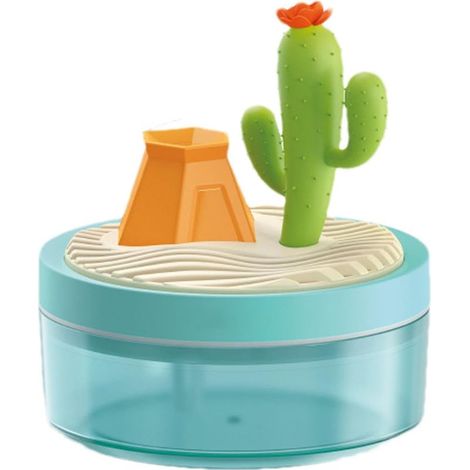Small Desk Humidifier, Air Humidifier,4.92x4.92x5.63 Inches Quiet Air Diffuser, Stylish Landscape Decoration, Auto Shut Off, Cool Mist, for Bedroom, Car, and Yoga Studios (1/5)