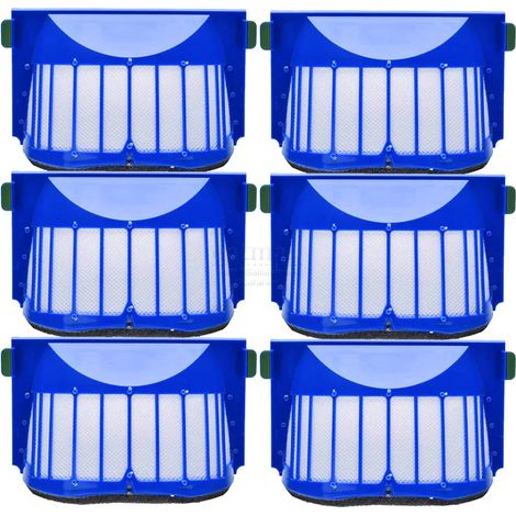 Kit de remplacement pour aspirateur iRobot Roomba séries 675, 650, 690 et 600 : accessoires, pièces détachées, brosse, brosse latérale et filtre HEPA.-AquaForge