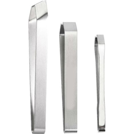 Pinces à arêtes de poisson en acier inoxydable - Set de 3 ustensiles de cuisine (1/4)