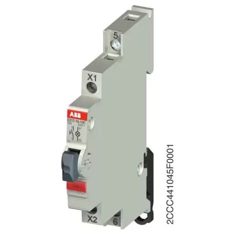 ABB Stotz S&J Leuchttaster 1S, rot E217-16-10C (1/2)