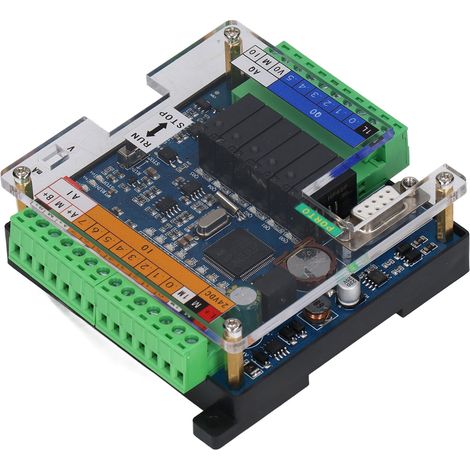Contrôleur industriel CPU222 24VDC, compatible CPU224XP S7-200, carte logique programmable avec batterie intégrée pour automate. (1/5)
