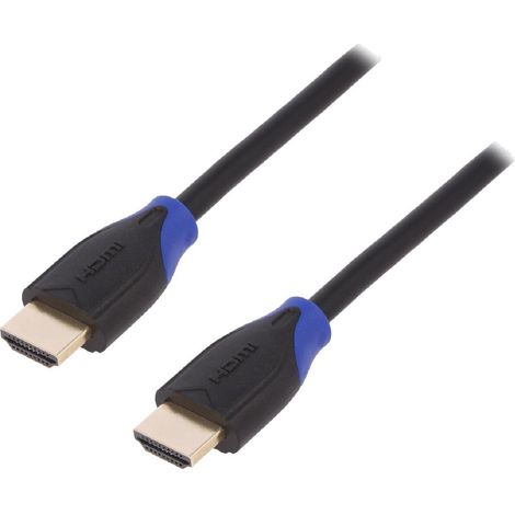 Cable HDMI 2.0 male des deux cotes 4K 3D UHD 5m - Noir
