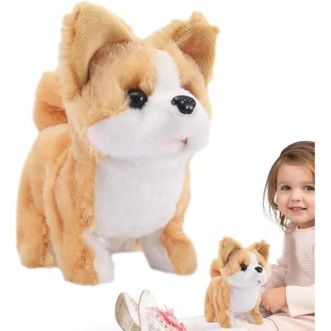 Jouet électronique en peluche - Non spécifié - Chiot - Aboie - Marche - Interactif (1/4)