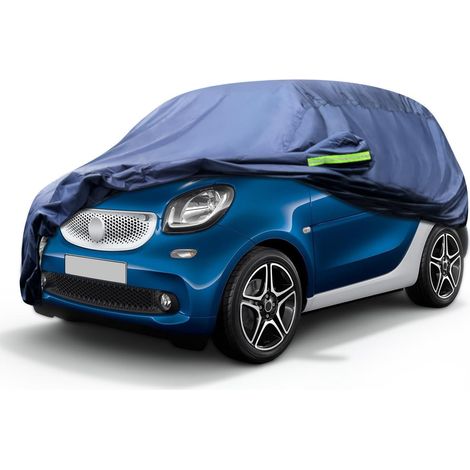 Autoabdeckplane 10 Schichten für Smart Fortwo 2006-2022, Staubdicht, Wasserdicht, mit Tasche (1/5)