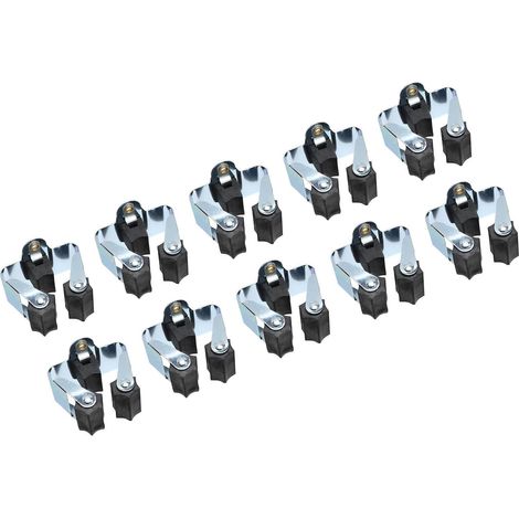 10x Gerätehalter für die Wand Besenhalter Schaufel Spaten Wand Halterung (1/5)