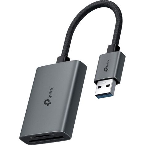 Card reader externo usb-a tplink ua430 1xsd 1xmicrosd 3.0 carcasa de aluminio (1/5)