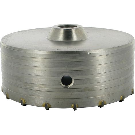 Silverline – Scie cloche trépan 150 mm – Tranchants en carbure pour béton et brique – Emmanchement 1/2" BSP – Coupe nette sans éclat