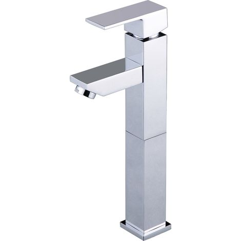 Robinet Mitigeur de lavabo bec haut chromé (1/2)