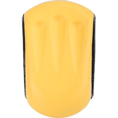 Ortviai Bloc de ponçage manuel en mousse PU, 125 mm, fixation velcro pour disques abrasifs (1/5)
