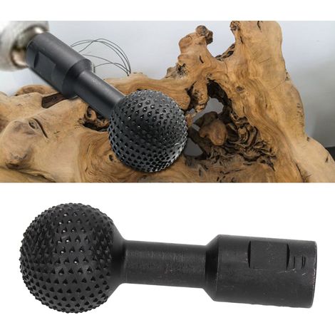 14-mm-Kugelfeile für Holzschnitzereien, Rotationsfeile, Kugelfeile, Schwarz (1/5)