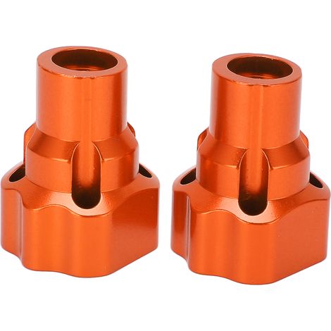 2 pièces de protection d'essieu arrière RC, douille de boîtier de portique extérieur en aluminium pour camion RC Losi LMT Monster 1/8, orange (1/5)