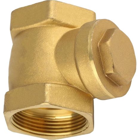 Clapet Anti-retour, DN32 232PSI BSP 1-1/4, Clapet Anti-retour à Battant Unidirectionnel pour l'eau, Filetage Femelle DN32, Pression 232PSI (1/5)
