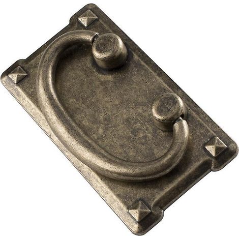 poignes De Tiroir Classiques, Avec Vis, Poignes D'anneau De Tiroir En Bronze Antique Vintage, Dcoration Rectangulaire Pour Portes D'armoires Et Po (1/5)