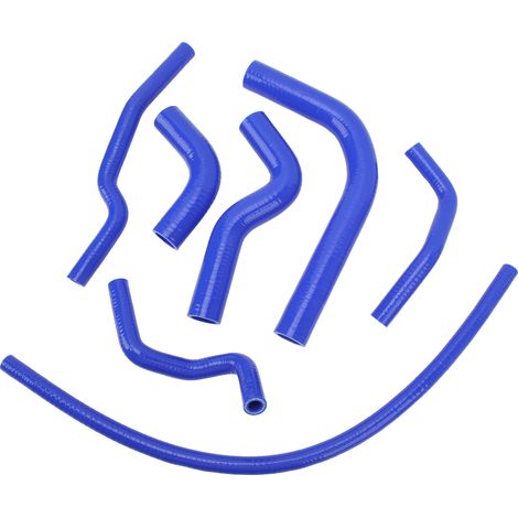 Kit de durites de refroidissement de radiateur en silicone étanches et résistantes à la chaleur pour Suzuki Samurai bleu. (1/5)