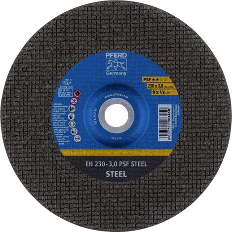 PFERD EH 230-3,0 PSF STEEL 61724222 DISQUE À TRONÇONNER À MOYEU DÉPORTÉ 230 MM 25 PC(S) ACIER (1/2)