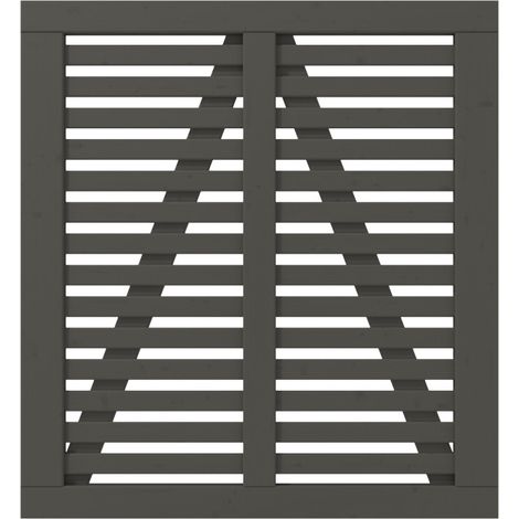 Plus Einzeltor Harmoni inkl. Beschläge 100 x 107 cm umbragrau fungizidbehandelt