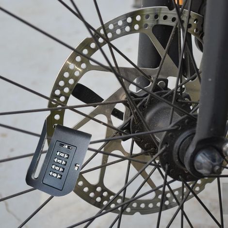 Serrure antivol pour Moto, Scooter électrique,Serrure Moto réinitialisable de antirouille, électrique étanche Motos - (1/5)