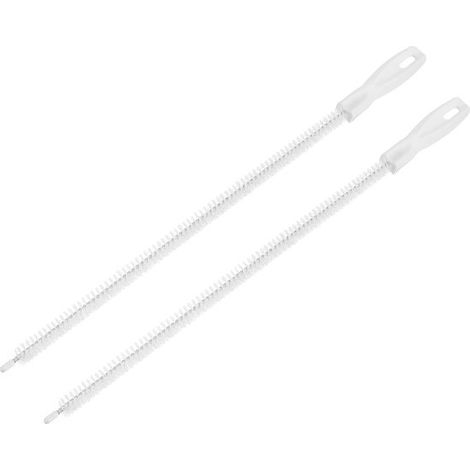 Tiges de débouchage pour éviers - 2 pièces - Dégagement de cheveux - Nettoyant pour tuyaux - Élimine les cheveux longs - Déboucheur pour salle de bain, cuisine, toilettes - Élimination des débris long (1/5)