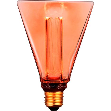 Dekorative LED-Glühbirne Diamant E27 4 W 200 Lm 1800 K Warmweiß Licht 108 x 155 mm
