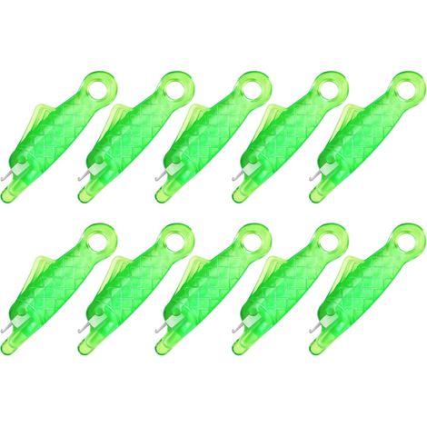 Enfile-aiguille 10 pièces, enfile-aiguille pour machine à coudre, couture accessoires,enfile-aiguille en plastique pour bricolage, vert (1/5)