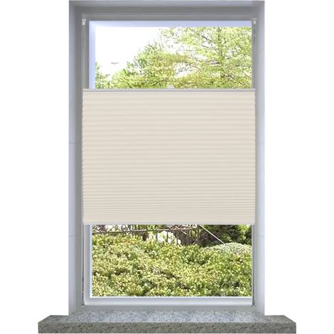 Plisé Para Ventana Persiana 60X125cm Crema vidaXL (1/5)