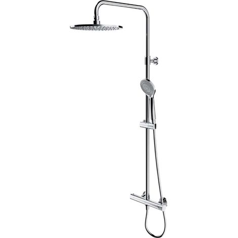 OMNIRES Y - Set doccia termostatico, diametro 25 cm, 5 getti, cromo Y1244LUXLCR