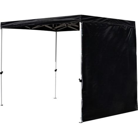 Laterales Individuales Carpas Plegables - Lateral Liso 2 Metros Master - Negro
