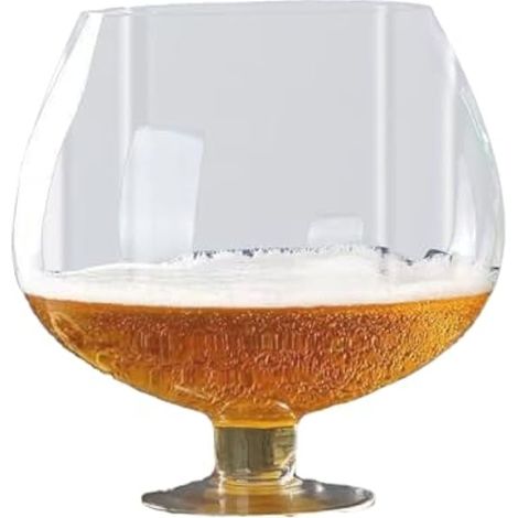 Beer Glasses - Large Beer Mug, Heavy Drinking Glass Solid Glass for Cocktail, Coffee, Tea, Daily Drinking, Party, Bar, Home, Kitchen, Entertainment, Beverage Service (1/5)