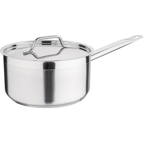 Casserole inox 3L - NISBETS ESSENTIALS (1/5)