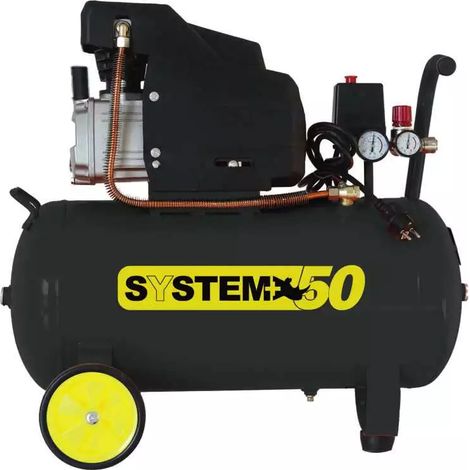 compressore aria lubrificato system+ 50l 2,5hp - cod. sy013 (1/4)