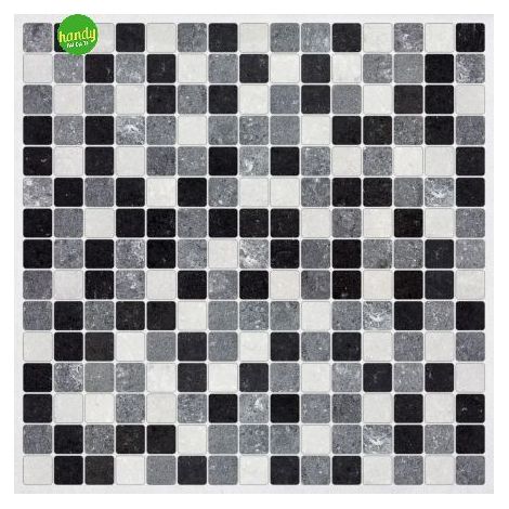 Sticker tile black&wHite Crearreda adesivo murale frasi famose natura geometrie fantasie 31X31 CM