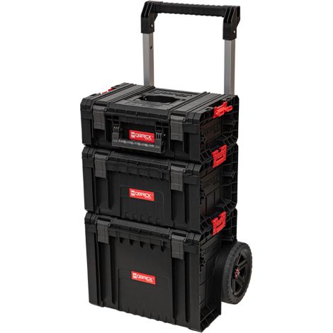 Qbrick System PRO Set 5 2.0 Plus Mallette à outils Set PRO Cart 2.0 Plus + PRO Toolbox 2.0 + PRO Technician Case 2.0