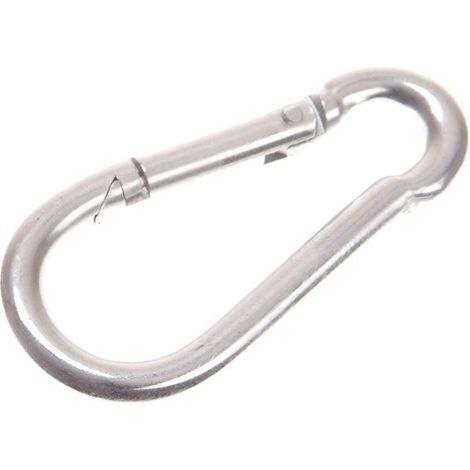 Faithfull Fire Brigade Snap Hook 8mm Zinc Plated Pack 2 FAICHFBS80