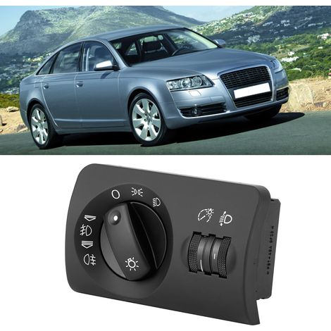 Interruttore fari e fendinebbia V10730011 Audi A6 ABS nero (1/5)
