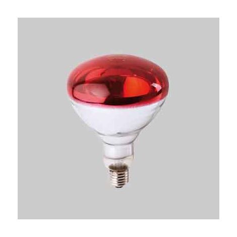 Lampada infrarossi per riflettore philips 150 watt - col. rosso