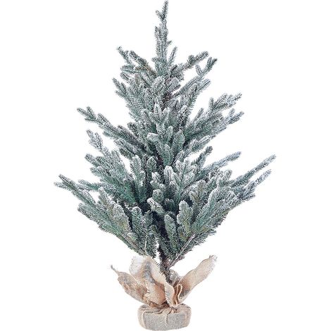 Künstlicher Weihnachtsbaum mit Schnee RINGROSE 90 cm Grün