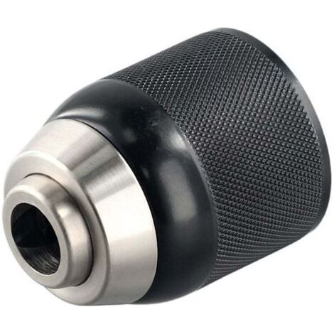 Mandrin sans clé DCD797 DCD792 DCD790 DC988K N442696 Mandrin de perceuse électrique Mandrin sans clé autobloquant Pièces de rechange neuves et durables de qualité (noir) (1/4)