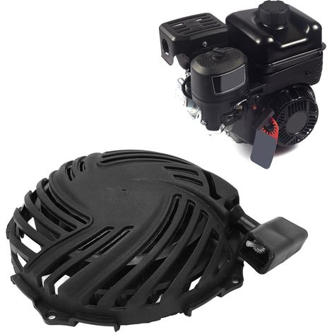 Der Seilzugstarter ist für Rasenmähermotoren 08P502, 093J02, 09P602 und 09P702 geeignet (OE: 591139). (1/5)