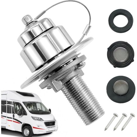 Entrée d'Eau pour Camping - Car - Connexion Étanche Pour Tuyau (1/5)
