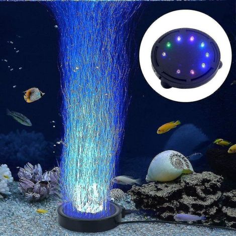 Lampe à bulles pour aquarium avec pompe à air LED pour la décoration des tortues (1/5)