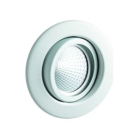 SPOT ENCASTRABLE EN MÉTAL POUR MR16, SANS ANNEAU DE RETENUE, ORIENTABLE, IP20, BLANC RUTEC R55111-M