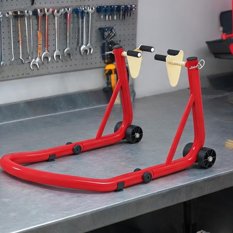 Top case moto coloris rouge en acier 38 x 35 x 64 cm (1/5)