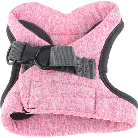 Arnés para gatos, correa elástica ajustable, arnés a prueba de escapes, chaleco transpirable para caminar, para trotar y entrenar. (1/5)