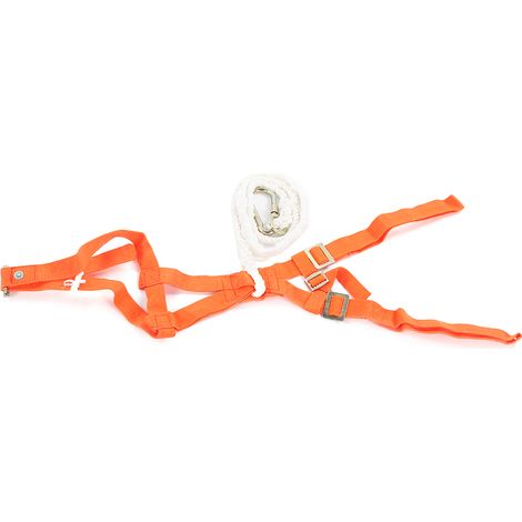 Harnais antichute, sangle de sécurité pour travaux en hauteur, construction extérieure, escalade, ceinture complète cinq points, ceinture européenne d'électricien (1/5)