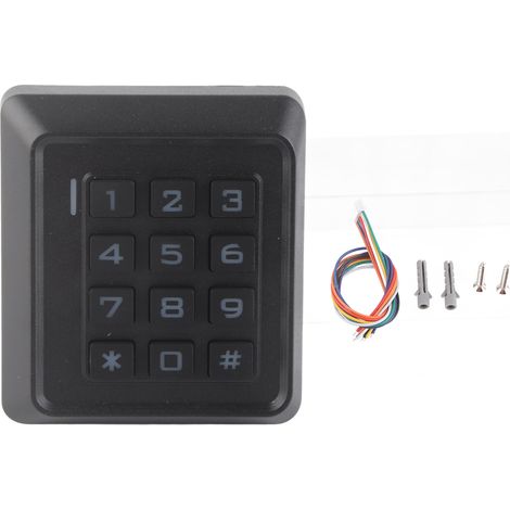 Clavier de porte RFID 13.56MHz à code et carte, système de contrôle d'accès sans clé Wiegand26 (1/5)